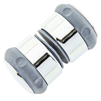 Ручка для дверей душової кабіни ( Н 09 ) Хромована, пластикова з гумовими вставками.