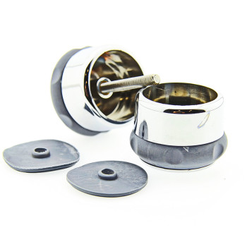 Ручка для дверей душової кабіни ( Н 09 ) Хромована, пластикова з гумовими вставками.