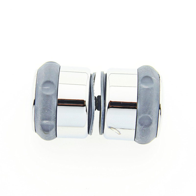 Ручка для дверей душової кабіни ( Н 09 ) Хромована, пластикова з гумовими вставками.