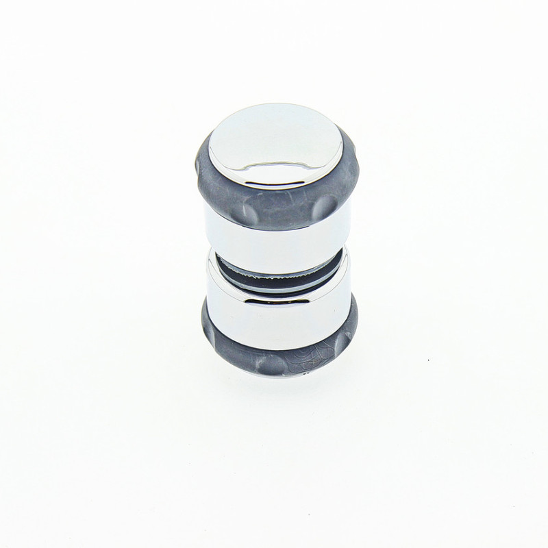 Ручка для дверей душової кабіни ( Н 09 ) Хромована, пластикова з гумовими вставками.