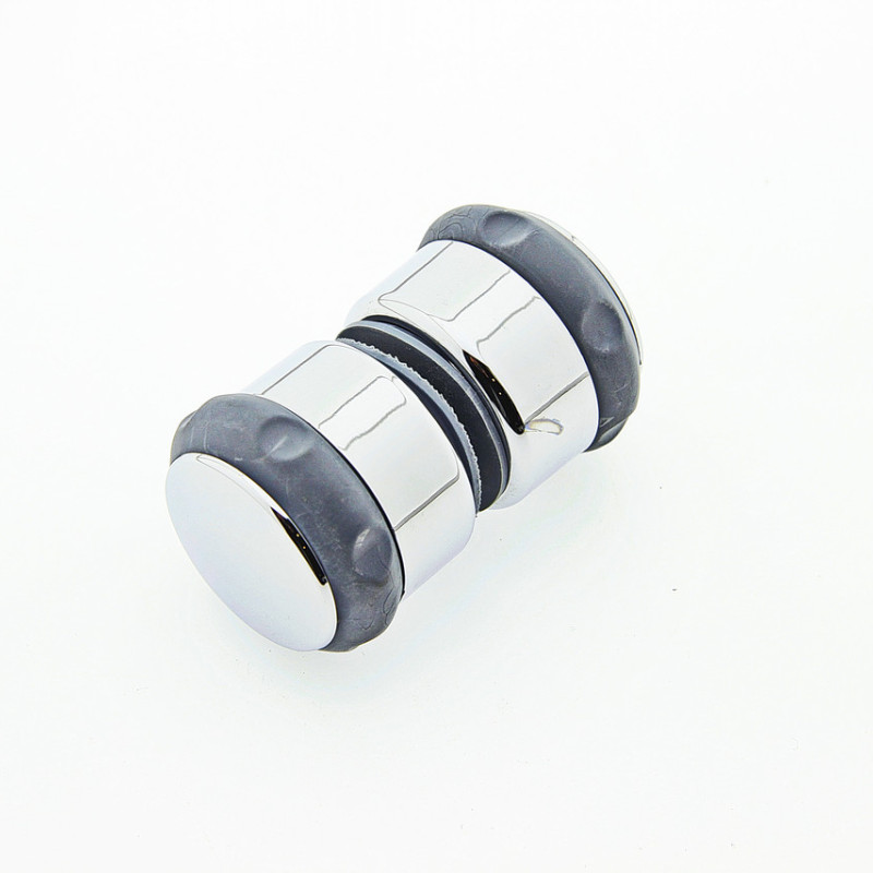 Ручка для дверей душової кабіни ( Н 09 ) Хромована, пластикова з гумовими вставками.