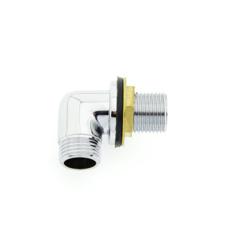 Куточок для підключення душа (УД 03) Латунь, хромований, з зовнішньою різьбою.