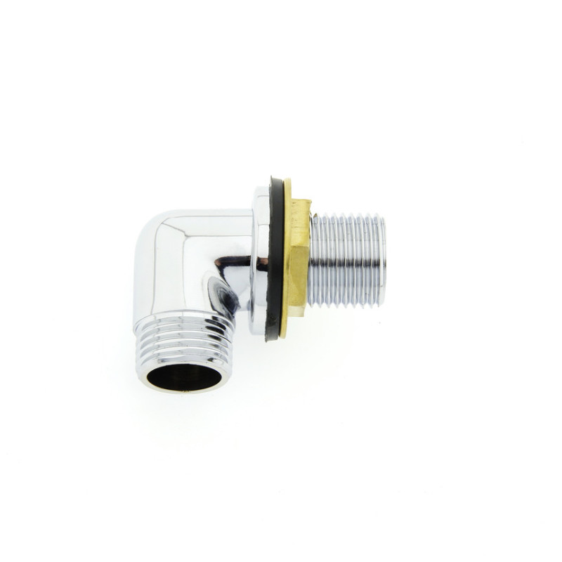 Куточок для підключення душа (УД 03) Латунь, хромований, з зовнішньою різьбою.