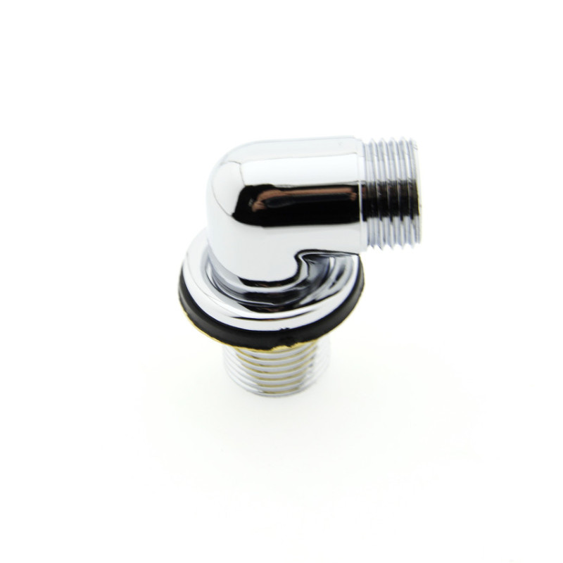 Куточок для підключення душа (УД 03) Латунь, хромований, з зовнішньою різьбою.