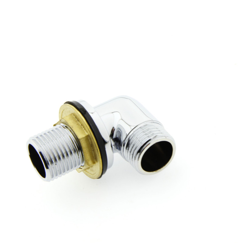 Куточок для підключення душа (УД 03) Латунь, хромований, з зовнішньою різьбою.