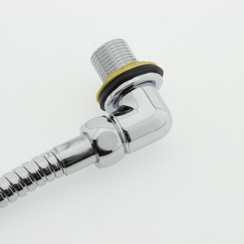 Куточок для підключення душа (УД 03) Латунь, хромований, з зовнішньою різьбою.