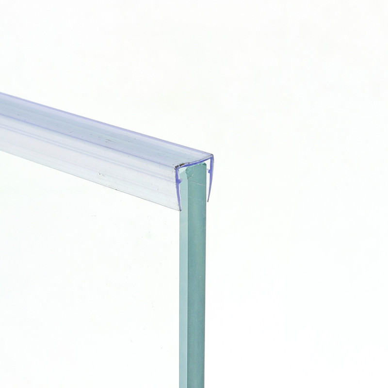 Накладка на торець скла (ФС 01 В) довжина 2 м. Прозора