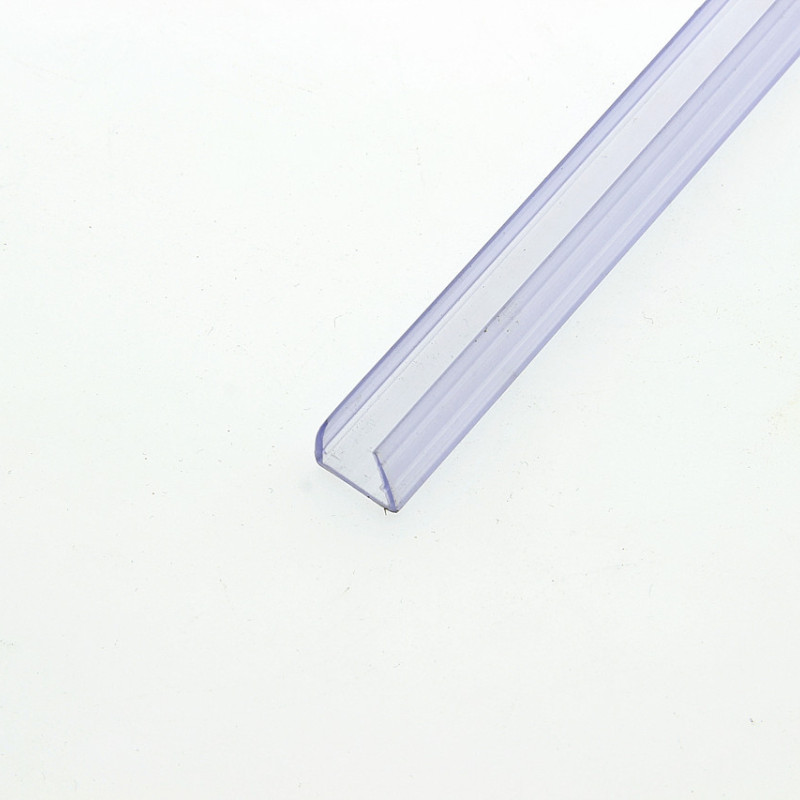 Накладка на торець скла (ФС 01 В) довжина 2 м. Прозора 8 мм