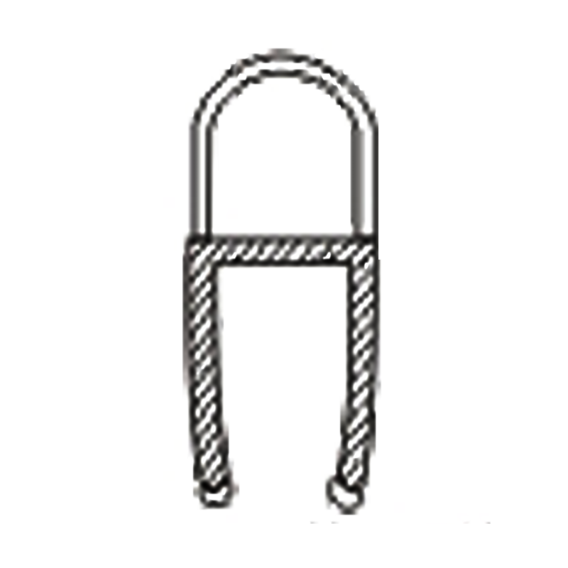 Ущільнювач для дверей душової кабіни (ФС07) 6 мм.