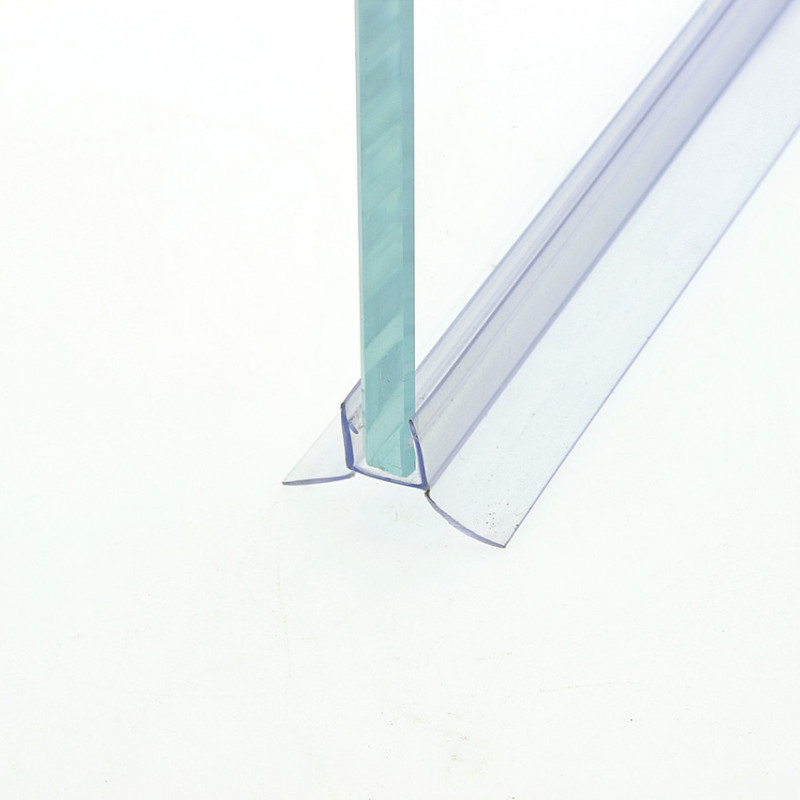 Ущільнювач для скляних дверей  (ФС03С) Н-подібний