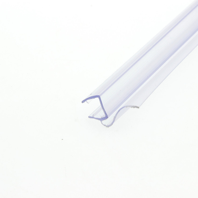 Ущільнювач для скляних дверей душової кабіни (ФС02) завдовжки 2 м. 8 мм.