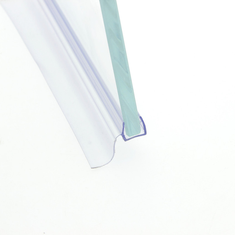 Ущільнювач для скляних дверей душової кабіни (ФС02) завдовжки 2 м. 10 мм.