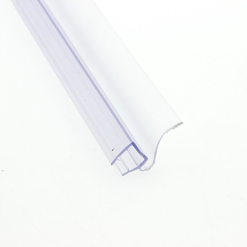 Ущільнювач для скляних дверей душової кабіни (ФС02) завдовжки 2 м. 10 мм.