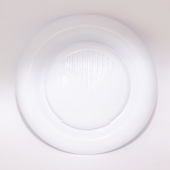 Накладка декоративна під динамік або кулер ( Витяжка ) душової кабіни, Біла.