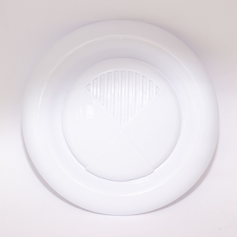 Накладка декоративна під динамік або кулер ( Витяжка ) душової кабіни, Біла.