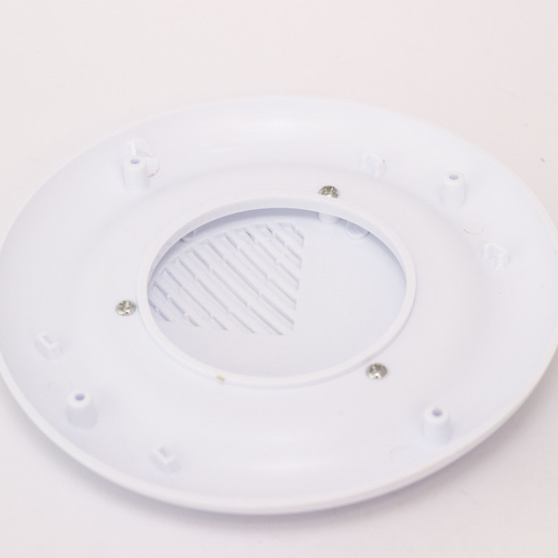 Накладка декоративна під динамік або кулер ( Витяжка ) душової кабіни, Біла.