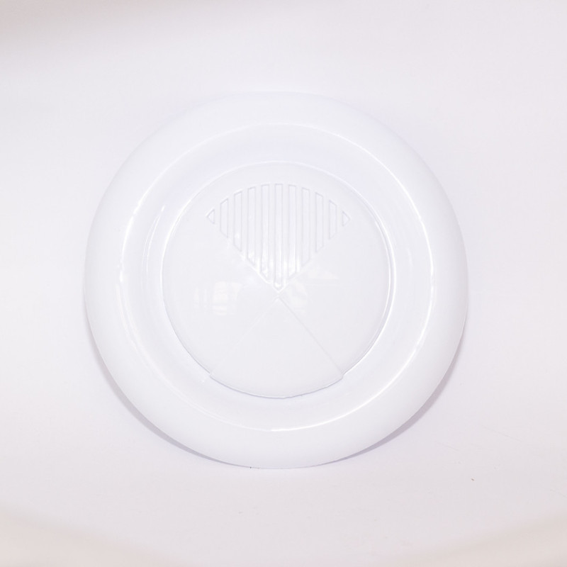 Накладка декоративна під динамік або кулер ( Витяжка ) душової кабіни, Біла.