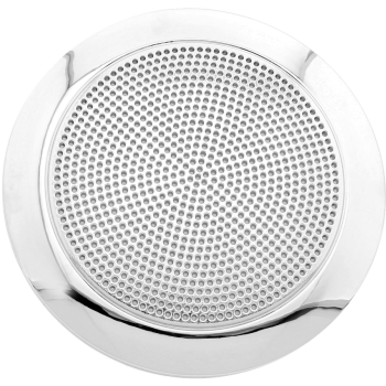 Накладка декоративна під динамік або кулер ( Витяжка ) душової кабіни. Хром з сіточкою.