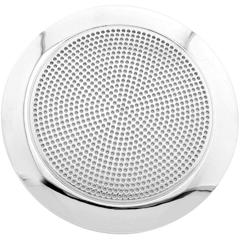 Накладка декоративна під динамік або кулер ( Витяжка ) душової кабіни. Хром з сіточкою.