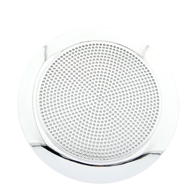 Накладка декоративна під динамік або кулер ( Витяжка ) душової кабіни. Хром з сіточкою.