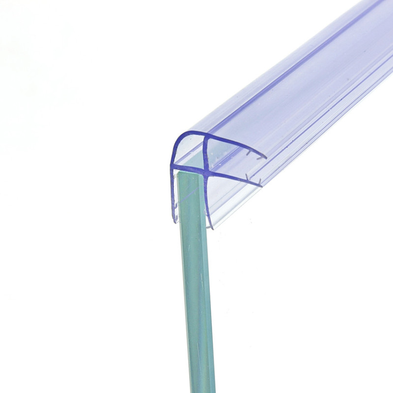 Уплотнитель жесткий для стекла душевой кабины П-образный ( ФС20) 8 мм