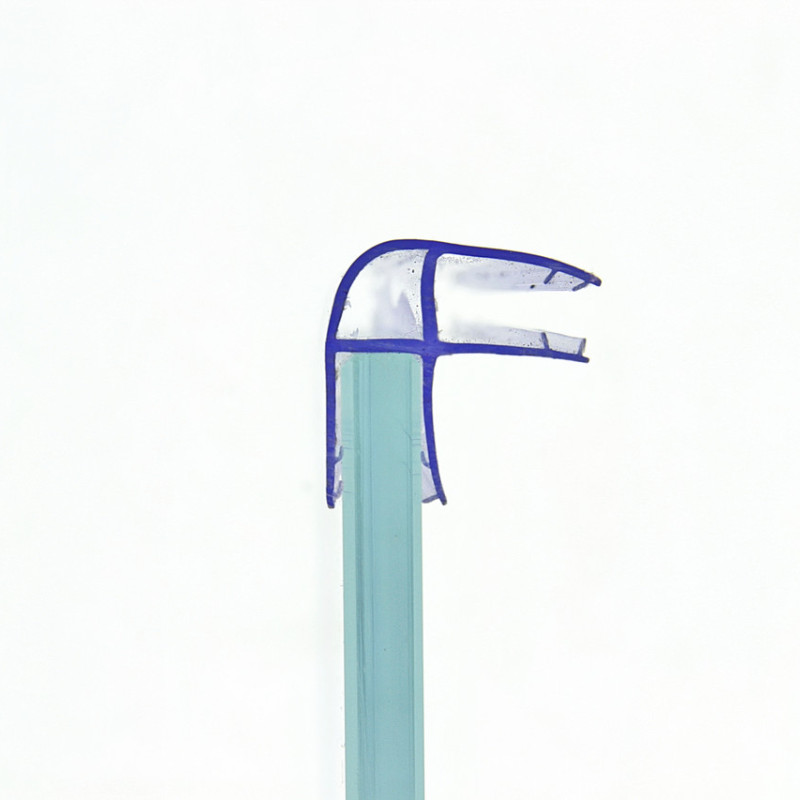 Уплотнитель жесткий для стекла душевой кабины П-образный ( ФС20) 8 мм