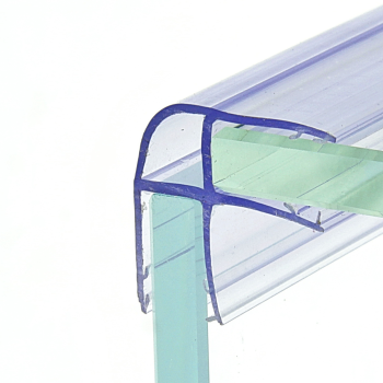 Ущільнювач жорсткий для скла душової кабіни П-подібний (ФС20)