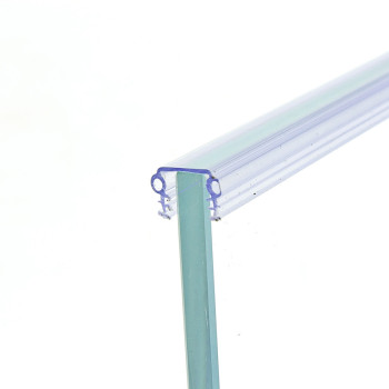 Ущільнювач жорсткий в профіль для скла душової кабіни ( ФС20 ) П-подібний