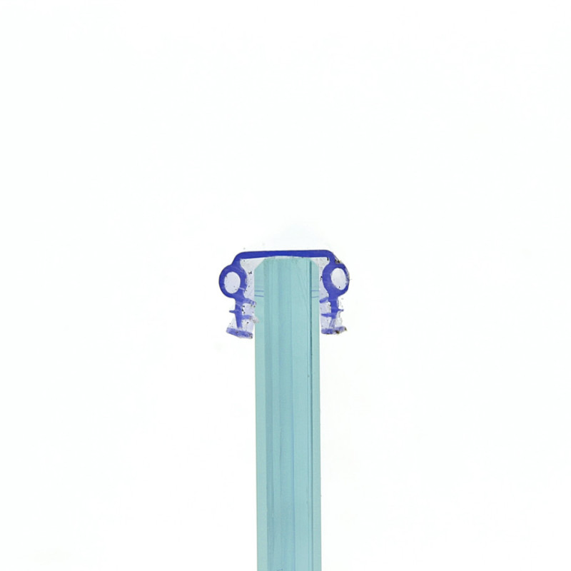 Ущільнювач жорсткий в профіль для скла душової кабіни ( ФС20 ) П-подібний