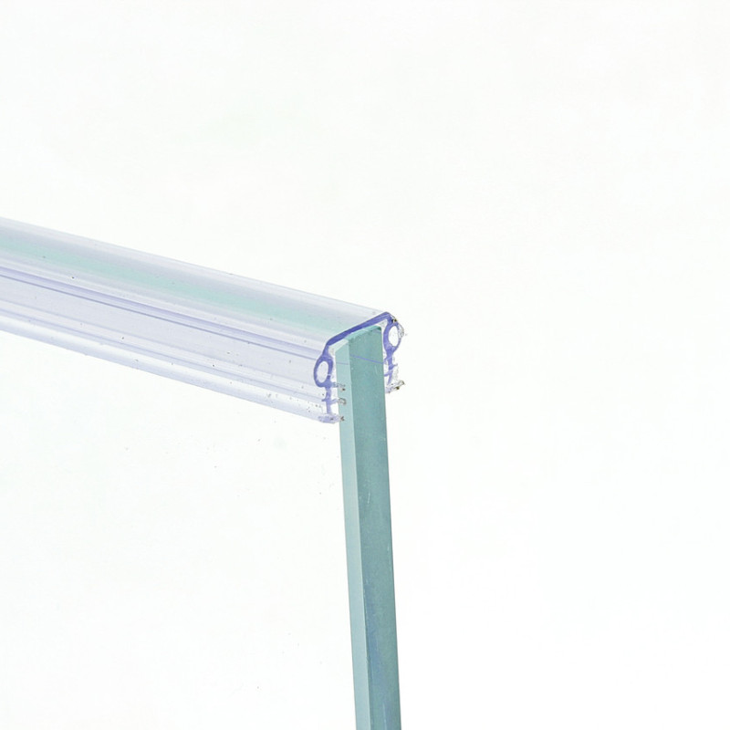 Ущільнювач жорсткий в профіль для скла душової кабіни ( ФС20 ) П-подібний