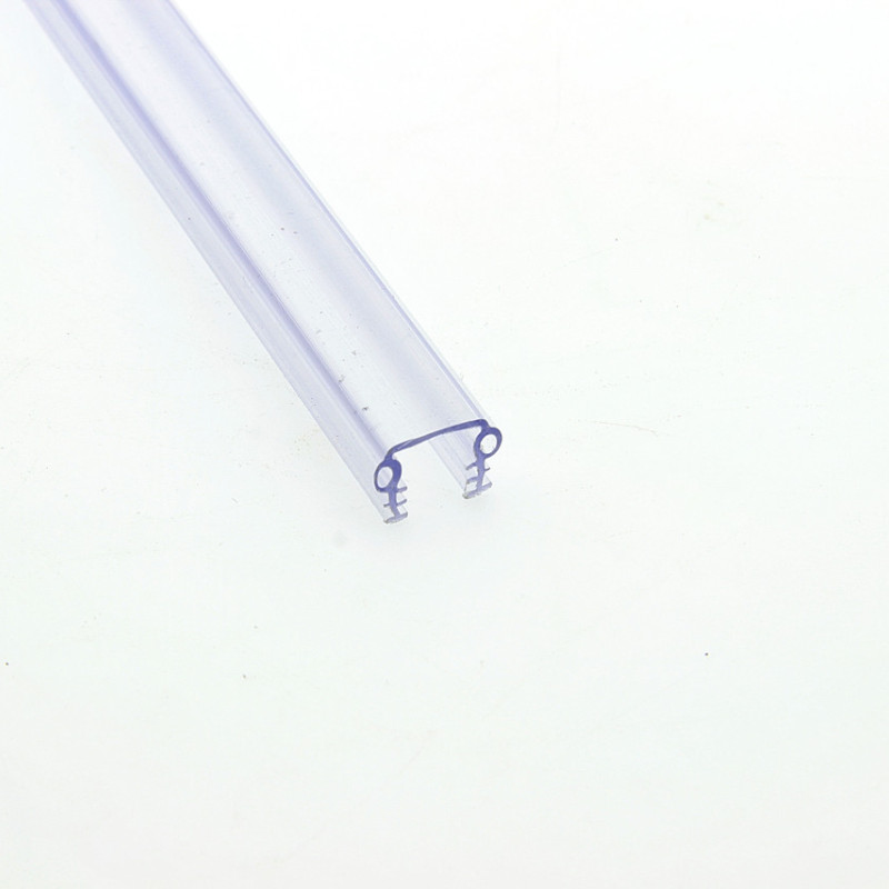 Ущільнювач жорсткий в профіль для скла душової кабіни ( ФС20 ) П-подібний