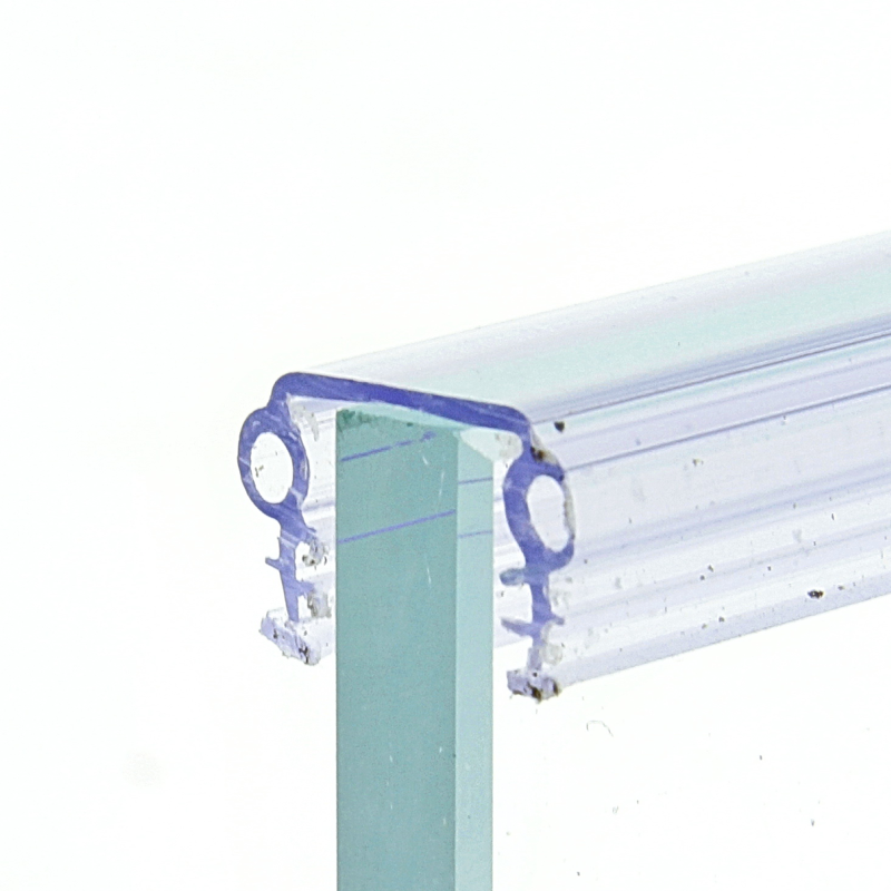 Уплотнитель жесткий для стекла душевой кабины П-образный ( ФС20) 8 мм