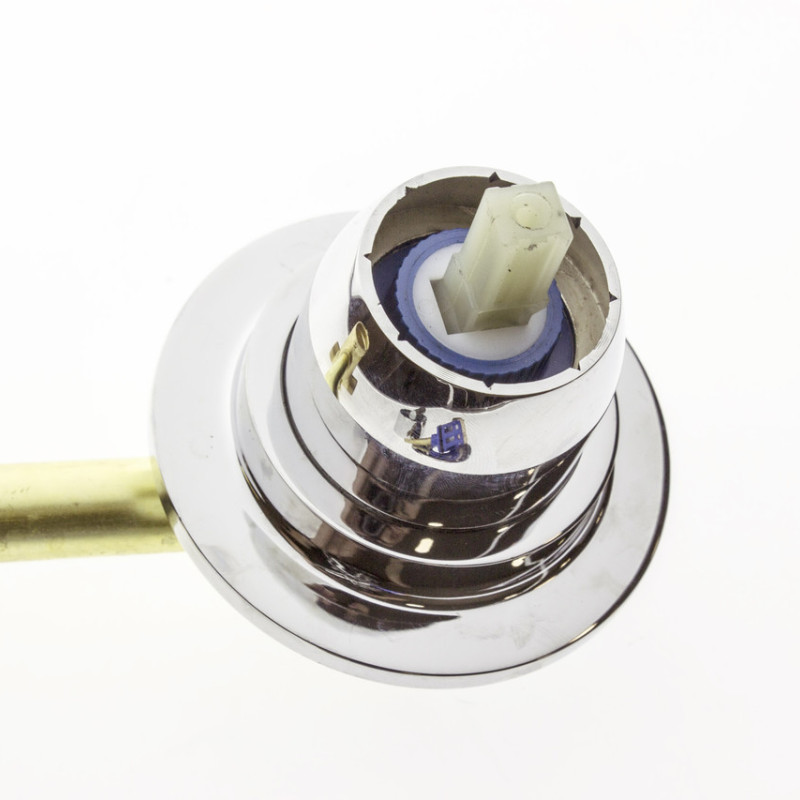 Шайба хромована для кріплення картриджа в змішувачі душової кабіни ( ШХ02 ) з зовнішньою різьбою