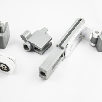 Ролики для душової кабіни подвійні, колеса з прорізом ( А 046 )