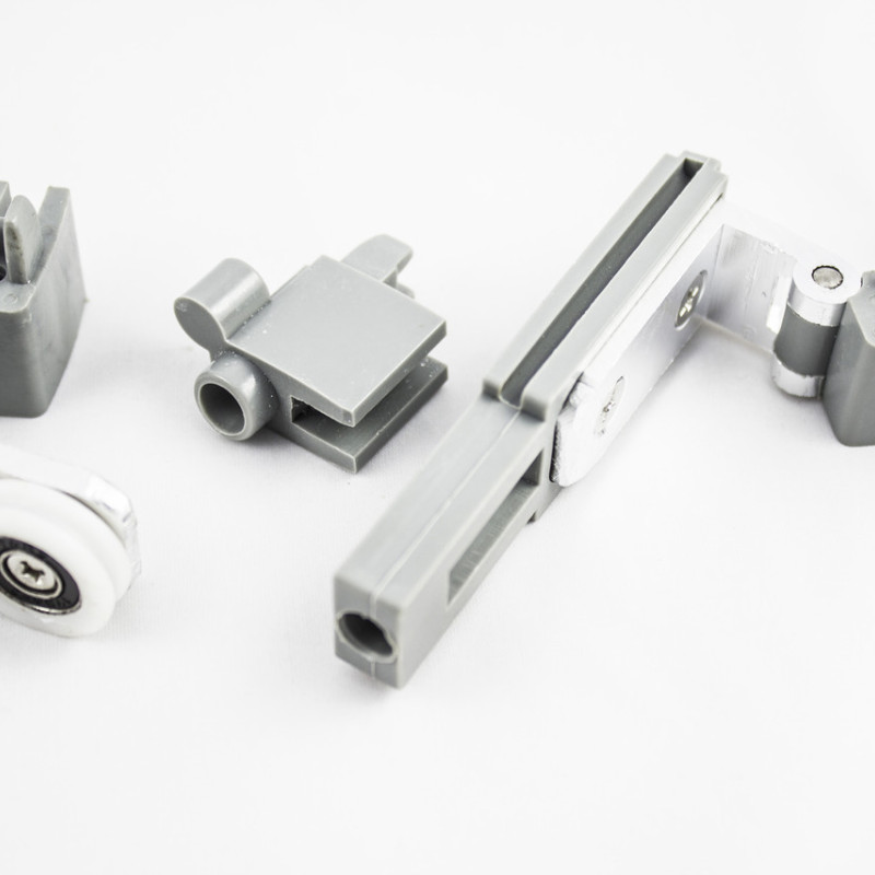 Ролики для душової кабіни подвійні, колеса з прорізом ( А 046 )