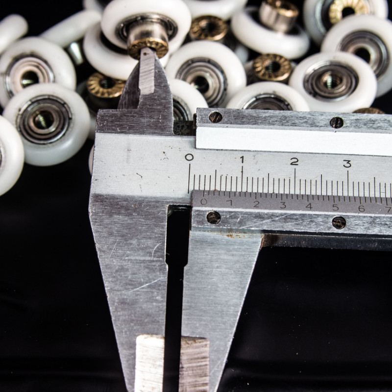 Коліщата для душової кабіни ( А-44 2 ) діаметром 18 мм з різьбою на втулці підшипника