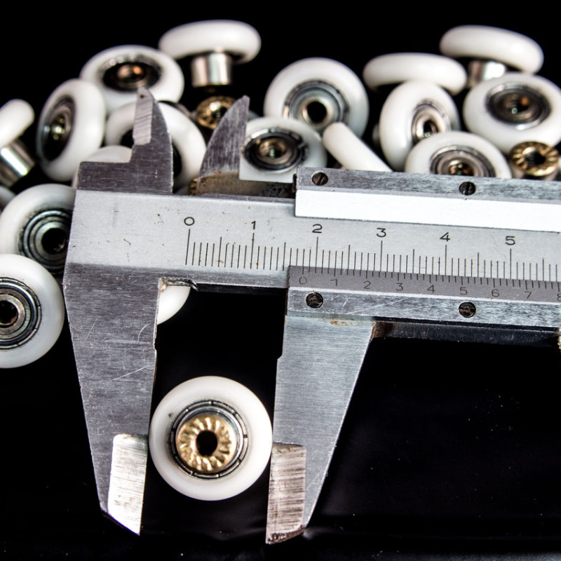 Коліщата для душової кабіни ( А-44 3 ) діаметром 18 мм з різьбою на втулці підшипника