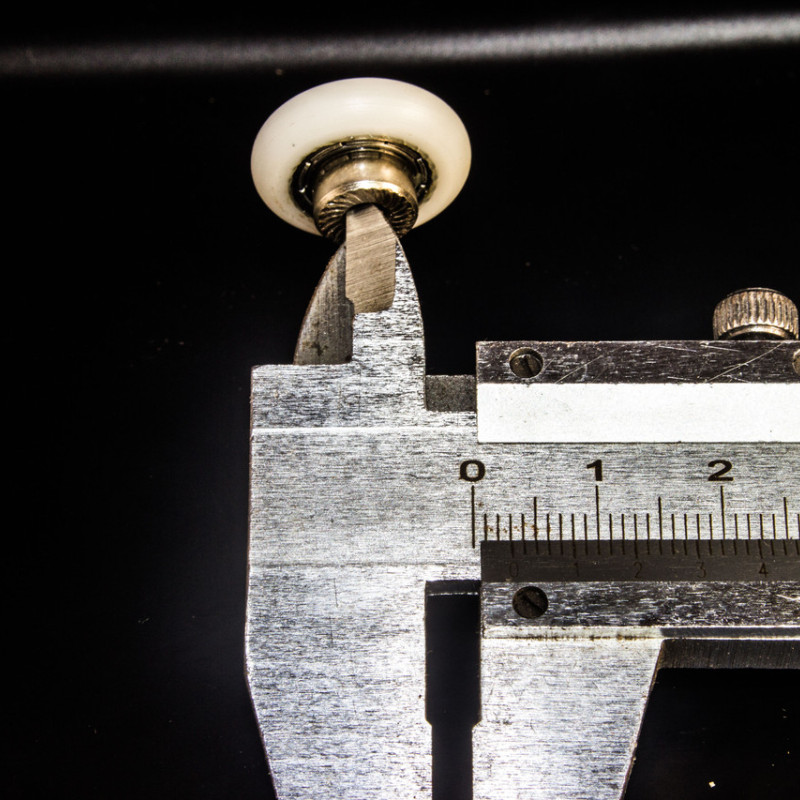 Коліщата для душової кабіни ( А-44 5 ) діаметром 19 мм з різьбою на втулці підшипника