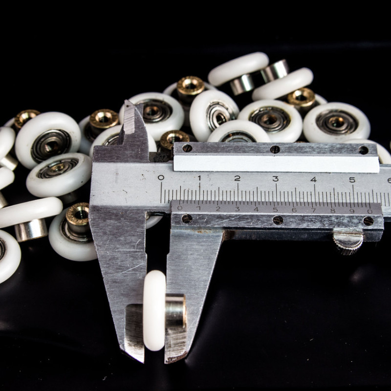 Коліщата для душової кабіни ( А-44 6 ) діаметром 19 мм з різьбою на втулці підшипника