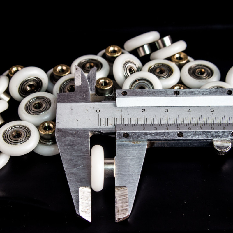 Коліщата для душової кабіни ( А-44 6 ) діаметром 19 мм з різьбою на втулці підшипника