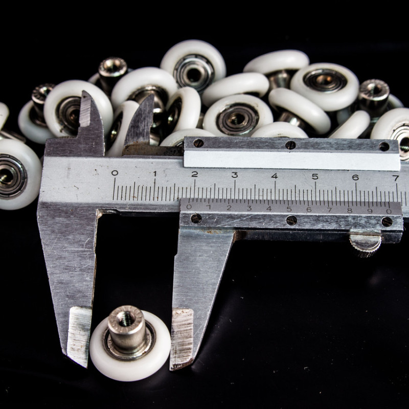 Коліщата для душової кабіни ( А-44 8 ) діаметром 19 мм з різьбою на втулці підшипника