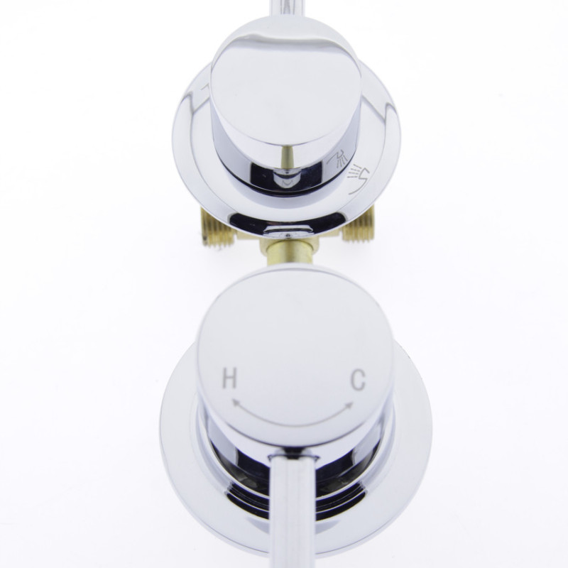 Змішувач для душової кабіни ( Г-2\10 ) на два положення під гайку у стійку душової кабіни