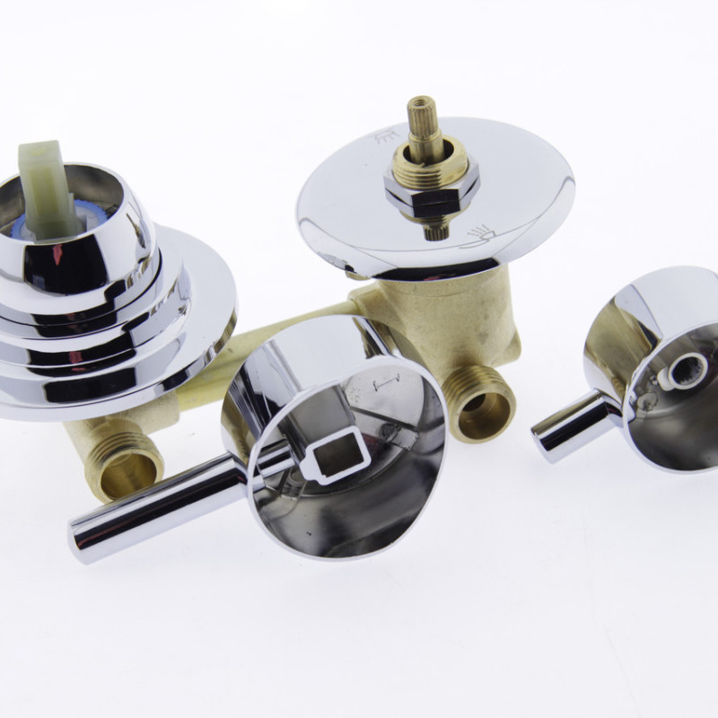 Змішувач для душової кабіни ( Г-2\10 ) на два положення під гайку у стійку душової кабіни