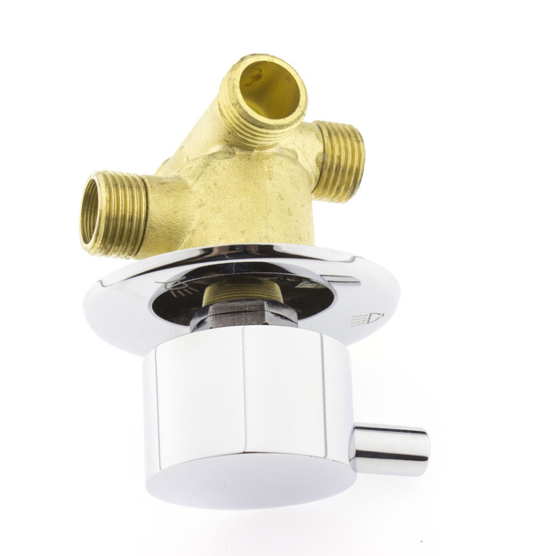 Перемикач для душової кабіни ( Г3 ) на три положення під гайку, вбудовуваний.