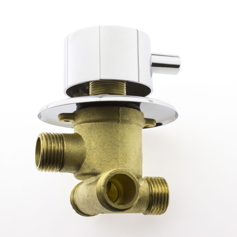 Перемикач для душової кабіни ( Г3 ) на три положення під гайку, вбудовуваний.