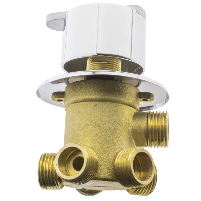 Перемикач для душової кабіни ( Г5 ) на п'ять положення під гайку, вбудовуваний.