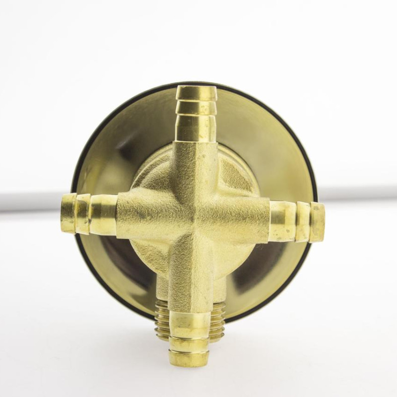 Перемикач для душової кабіни (С4) на чотири положення під штуцер, вбудований.