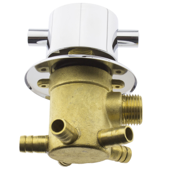 Перемикач для душової кабіни (С5) на п'ять положень під штуцер, вбудований.