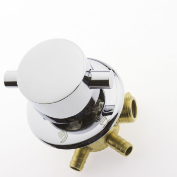 Перемикач для душової кабіни (С5) на п'ять положень під штуцер, вбудований.