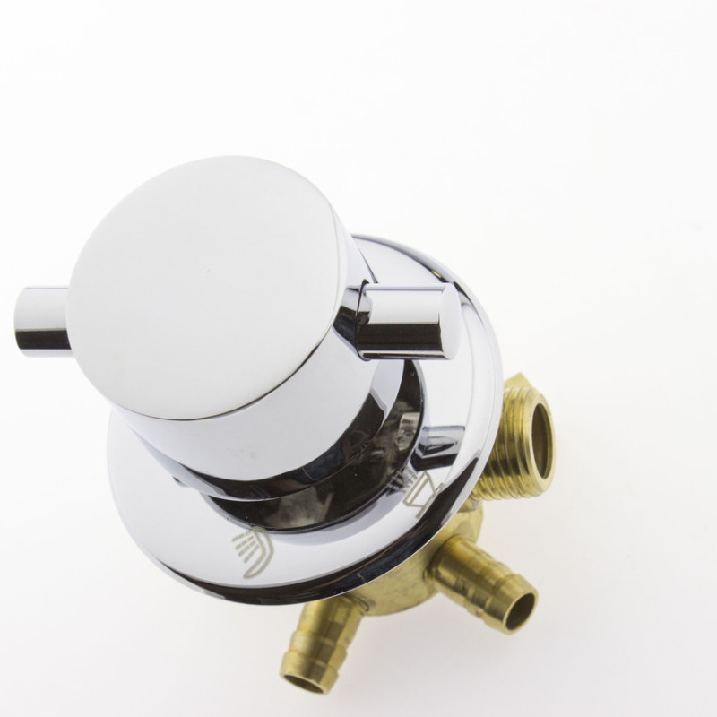 Перемикач для душової кабіни (С5) на п'ять положень під штуцер, вбудований.